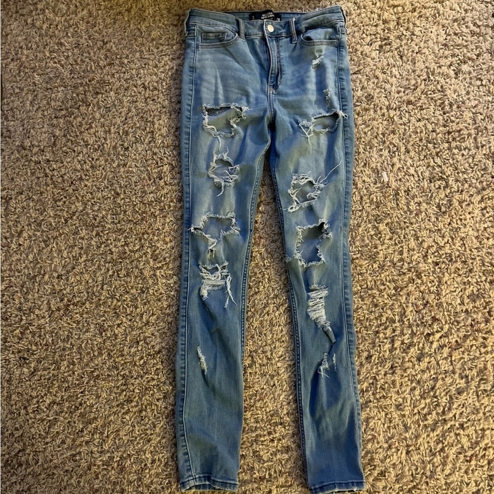Hollister super skinny high rise jeans size 3